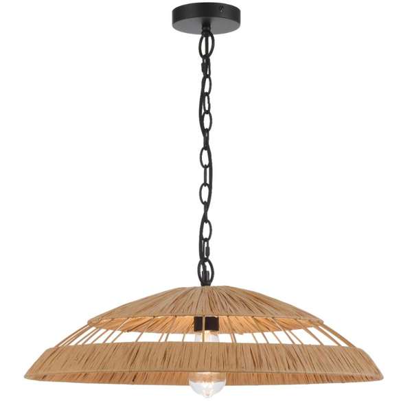 Telbix VALLEJO Pendant Light 60 and 80 Natural Color - Mases LightingTelbix