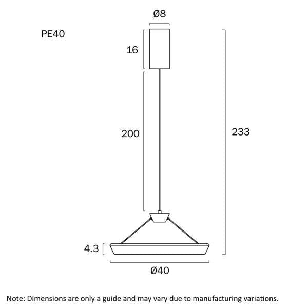 Telbix Vantel 40 Pendant - Mases LightingTelbix