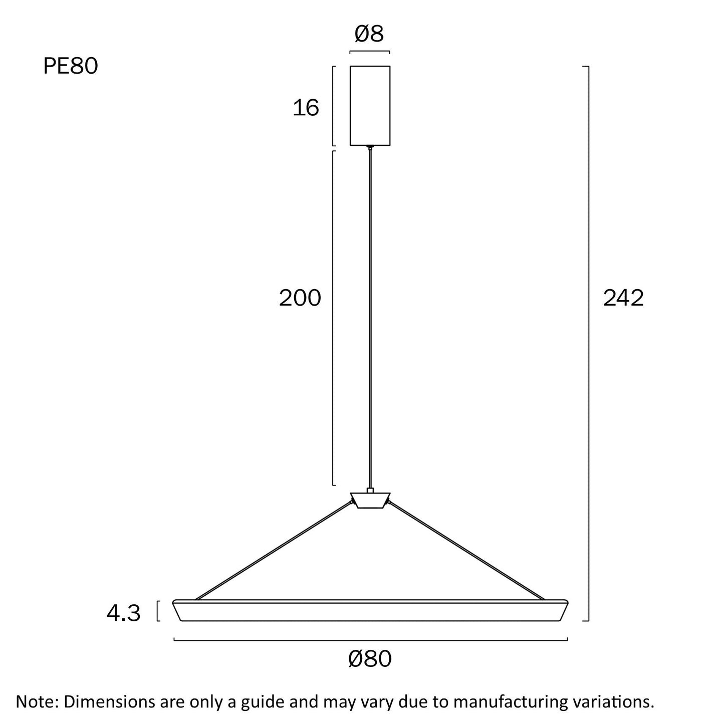 Telbix Vantel 80 Pendant - Mases LightingTelbix