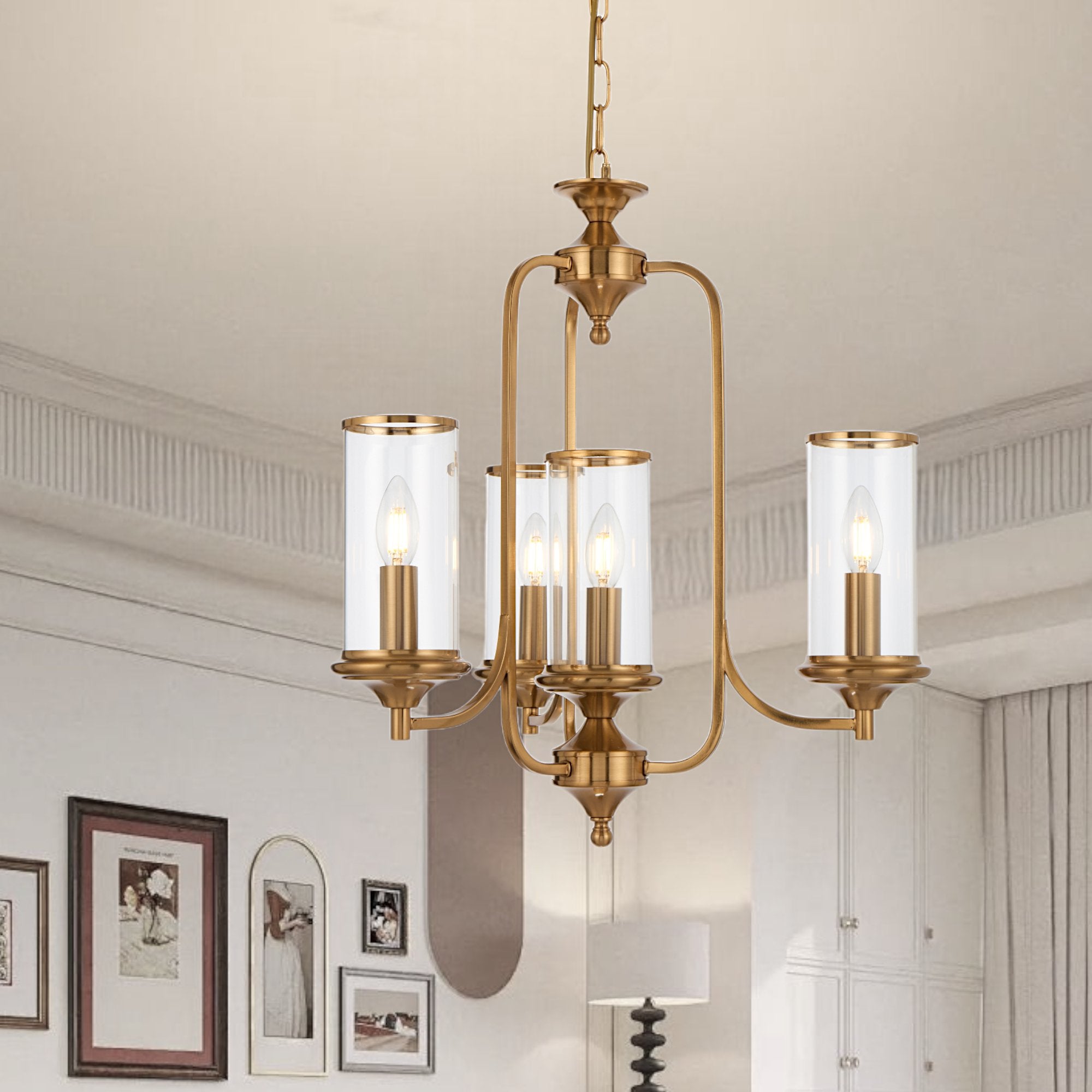 Telbix Velden 4 Light Pendant Copper VELDEN PE04-CP