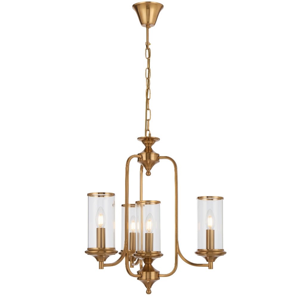 Telbix Velden 4 Light Pendant Copper VELDEN PE04-CP
