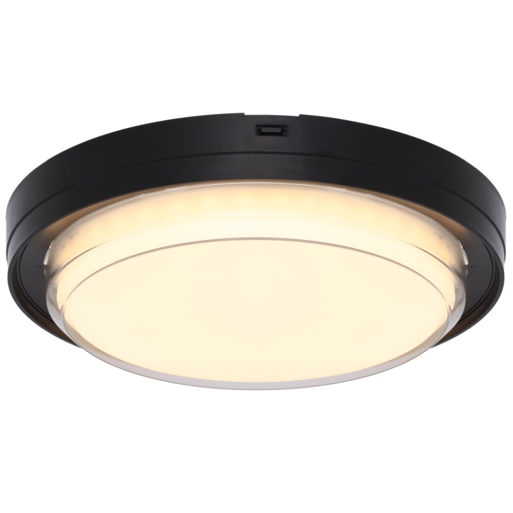 Telbix Viggo Bunker Light Round and Square Available in Black and White - Mases LightingTelbix