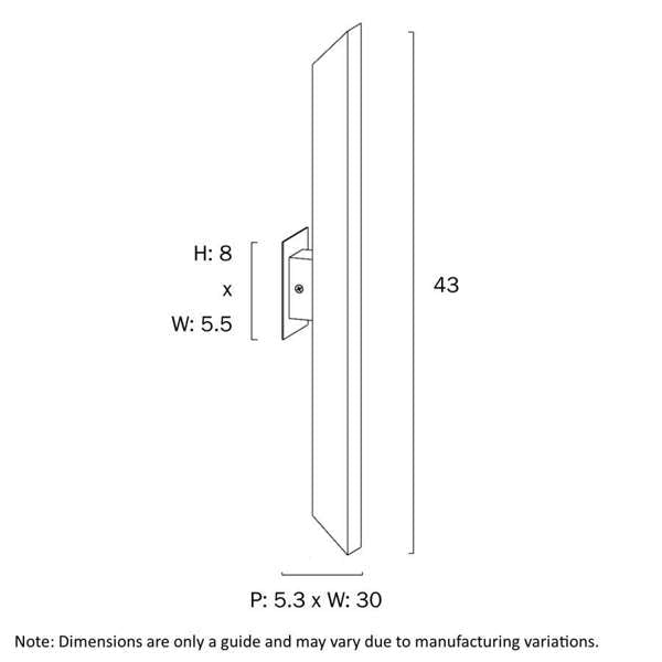Telbix Vosetel 2 Light Exterior Wall Light - Mases LightingTelbix
