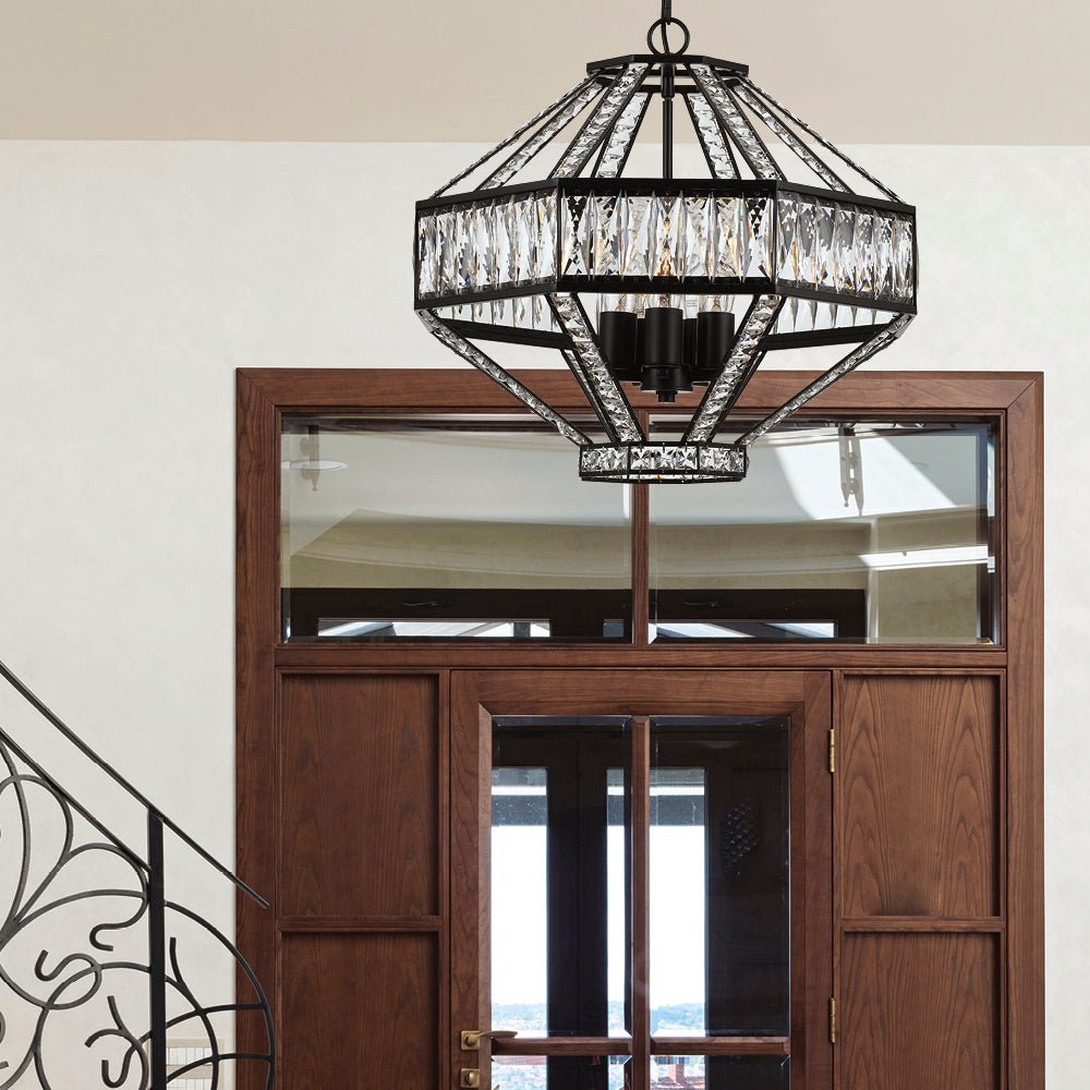 Telbix Zofio 5LT Pendant- Oil Bronze