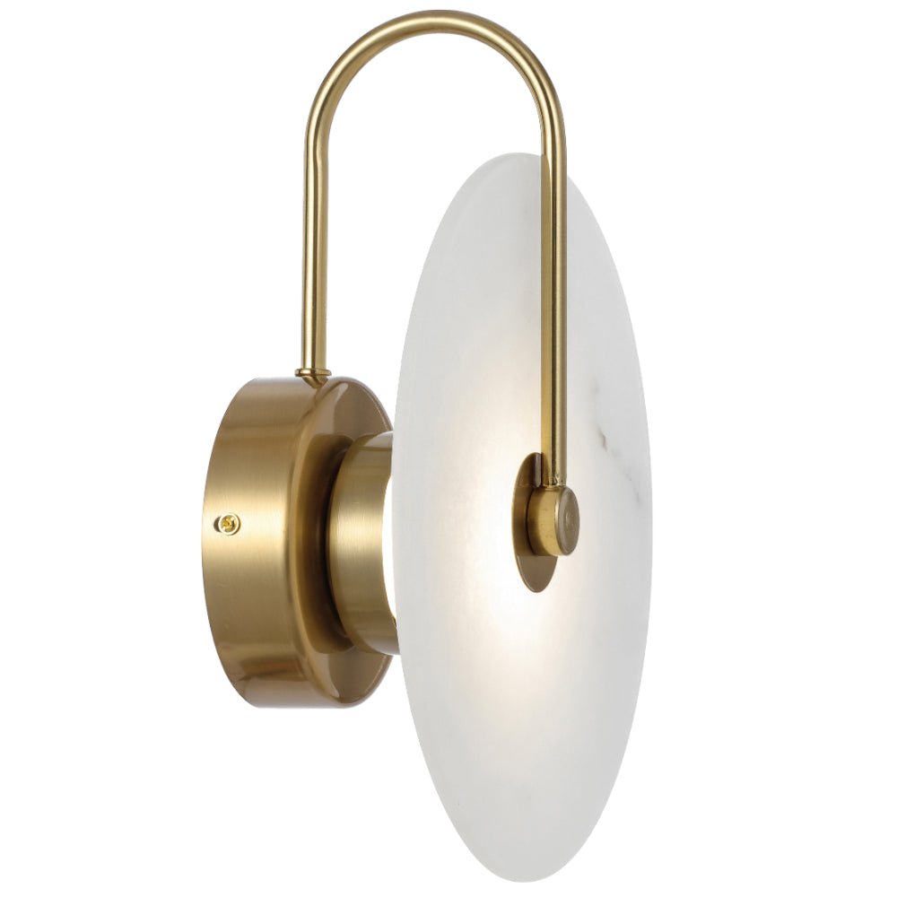 Telbix Zonder LED Wall Light Available in Black or Antique Gold