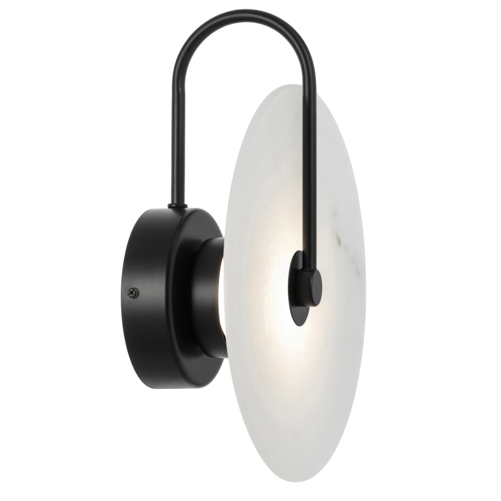 Telbix Zonder LED Wall Light Available in Black or Antique Gold