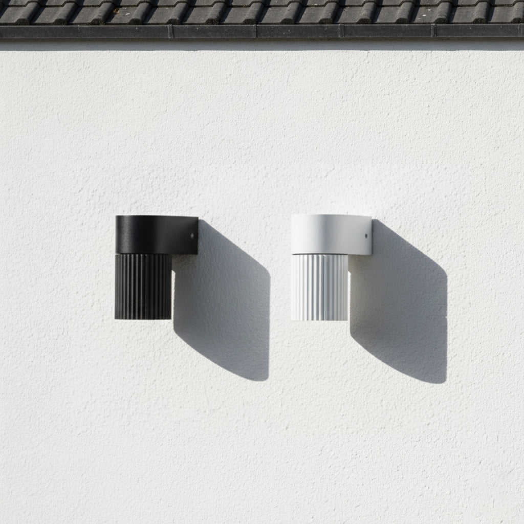 Torsten Mini Outdoor Wall Light in White or Black | Lighting Creations - Mases LightingLighting Creations