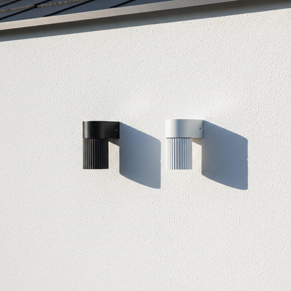 Torsten Mini Outdoor Wall Light in White or Black | Lighting Creations - Mases LightingLighting Creations