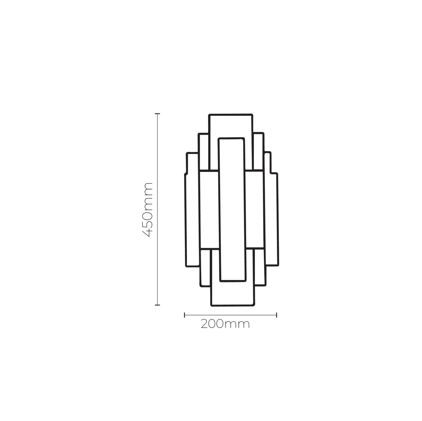 Twilight Wall Light in Black or Gold | Lighting Creations - Mases LightingLighting Creations