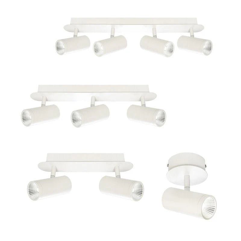 Urban LED Spot Light 1/2/3/4 Light in Black or White - Mases LightingCougar Lighting