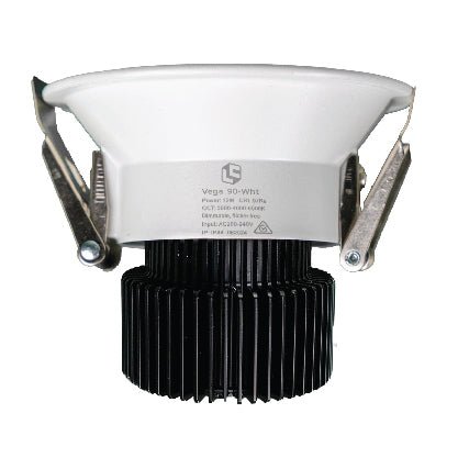 Vega 90 12W low-glare LED downlight, class-leading CRI 97+ — Mases Lighting