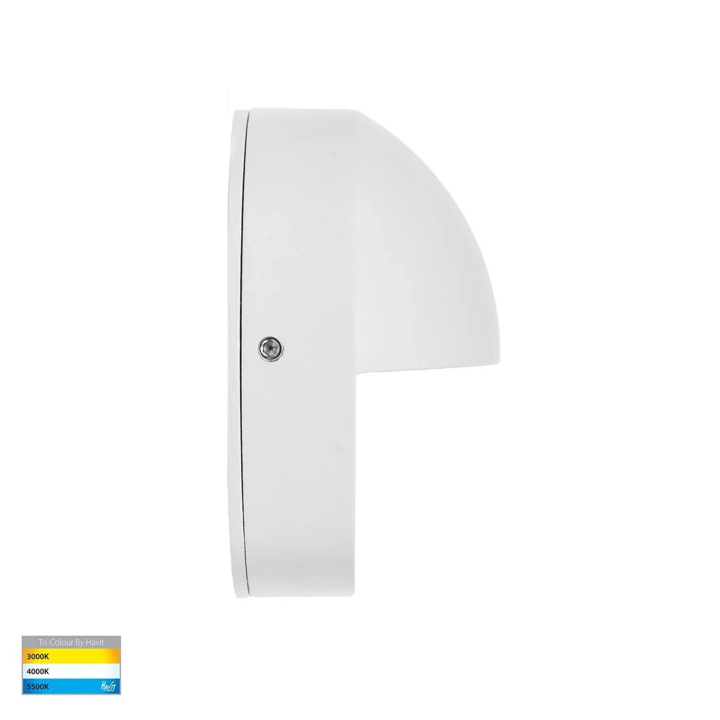 Veko LED Step Light with Eyelid CCT 10w in Black, White Havit Lighting - HV2929T - Mases LightingHavit Lighting