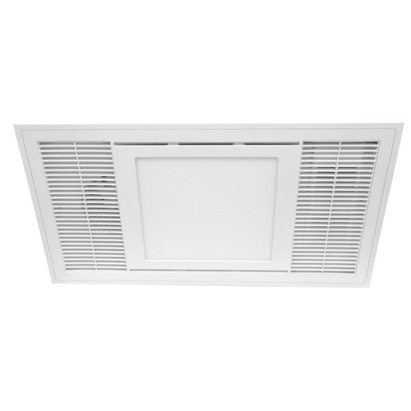 Ventair Madrid 3 in 1 Exhaust Fan with LED Light – White - Mases LightingVentair
