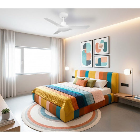 Ventair Spyda 900mm DC Ceiling Fan SPYDC903WH - Mases LightingVentair