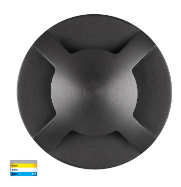 Viale LED in-Ground Light Four Way in 316 Stainles Steel, Antique Brass, Brass or Graphite Havit Lighting - HV19092T