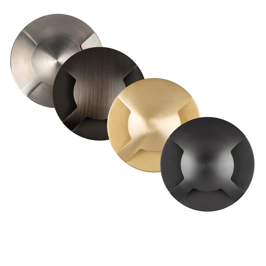 Viale LED in-Ground Light Triple Way in 316 Stainles Steel, Antique Brass, Brass or Graphite Havit Lighting - HV19082T