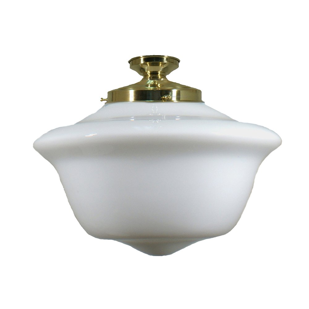 Victorian 9" or 12" or 16" 1 Light Batten Fix Pendant Light - Black/Chrome/Polished Brass