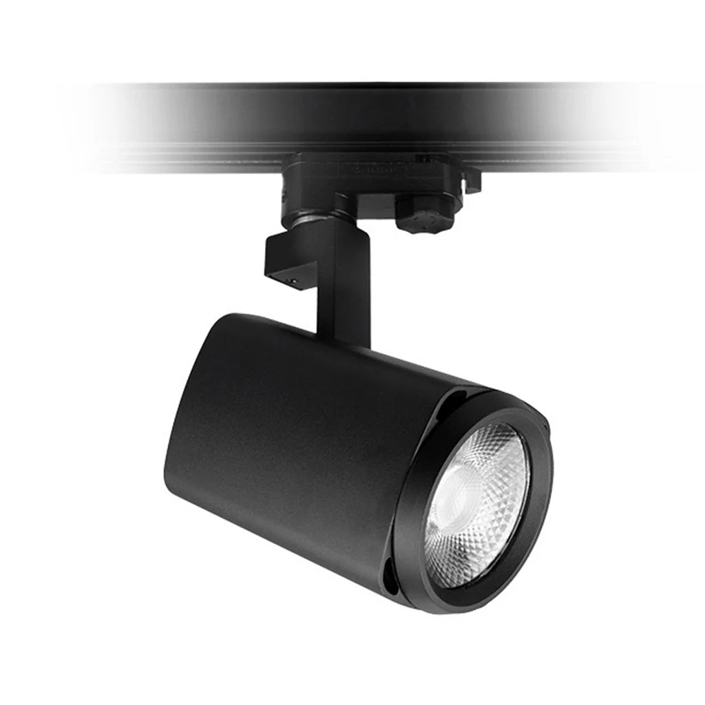 XTI25 25w COB LED Spot Track Light in Black, White or Silver (2700k / 3000k / 4000k VIVID ) - Mases LightingTrend Lighting