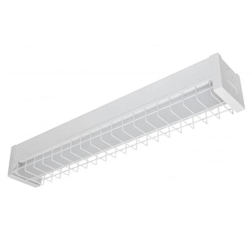 ZBW444 Wireguard Surface Mounted LED Batten Light 40w 4000k in White - Mases LightingTrend Lighting