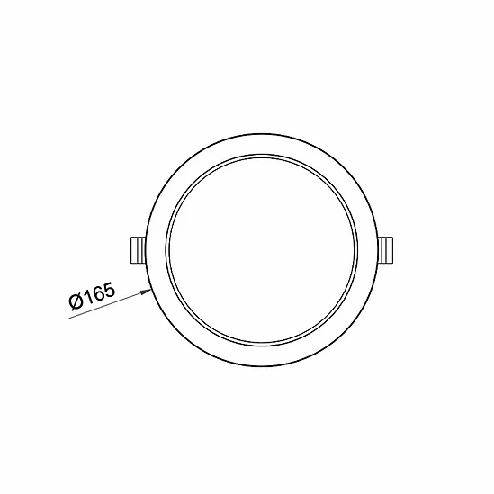 DL2009 20W High Efficiency TriColour Downlight 150mm cut out