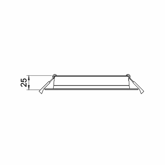 DL2009 20W High Efficiency TriColour Downlight 150mm cut out