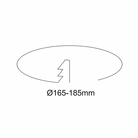 DL3009 30W High Efficiency Downlight 185mm cut out