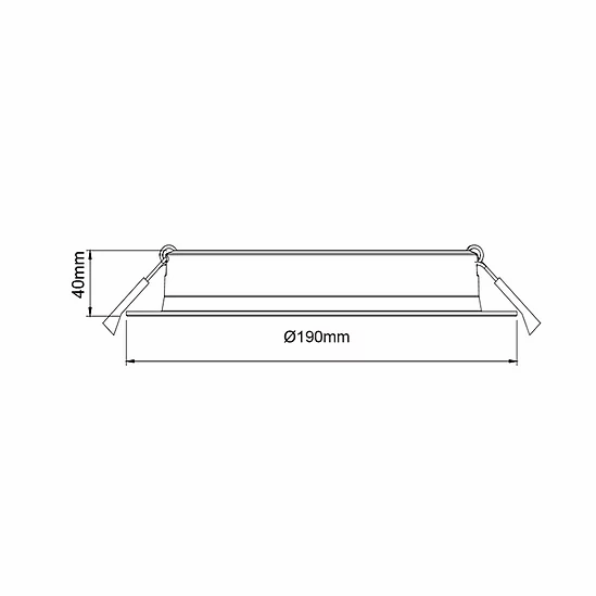 DL3009 30W High Efficiency Downlight 185mm cut out