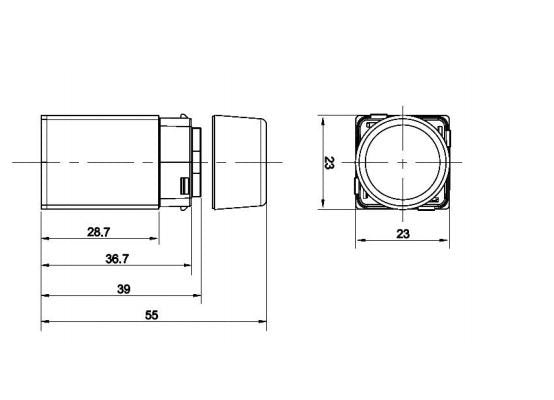 3A Lighting Rotary Controlled LED Trailing Dimmer 400VA