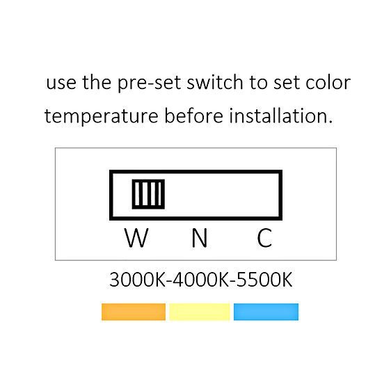 3A Lighting Ultra Slim Wall Light Tri-Colour UP and DOWN (ST365/TC)