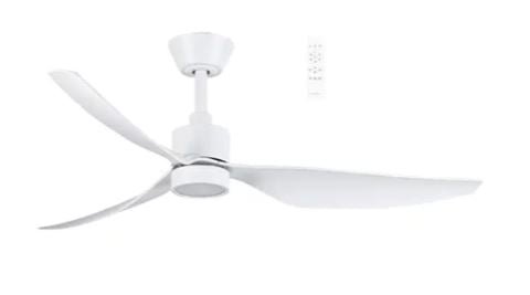 50" Genoa Smart WIFI DC Ceiling Fan White, With Light MGDC1333 Martec Lighting - Mases LightingMartec