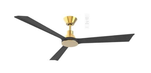 52" Riviera DC Ceiling Fan Antique Bronze/Charcoal MRDC133 Martec Lighting - Mases LightingMartec