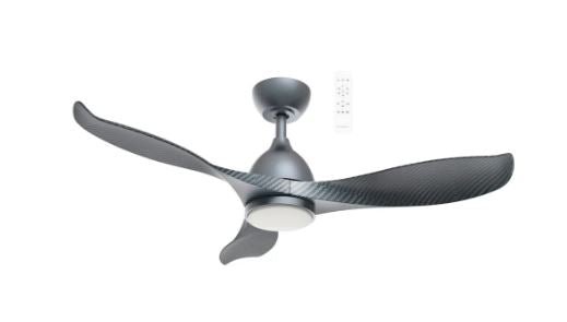 52" Scorpion DC Ceiling Fan Graphite/Carbon with Light MSDC1333 Martec Lighting - Mases LightingMartec