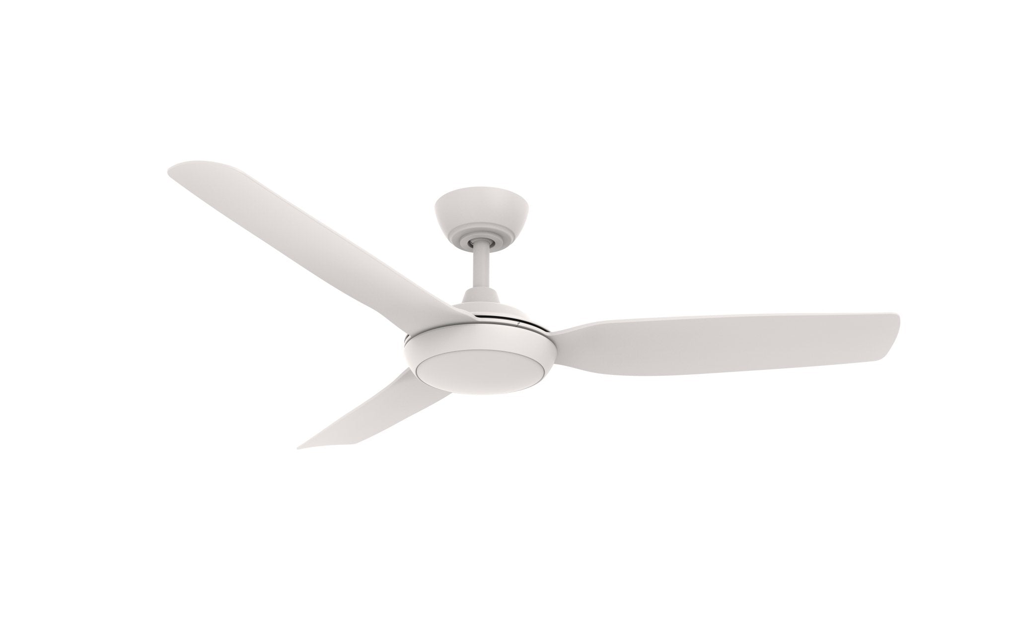 52" Viper DC Ceiling Fan White Satin 3 Blade With Light by Martec Lighting - Mases LightingMartec