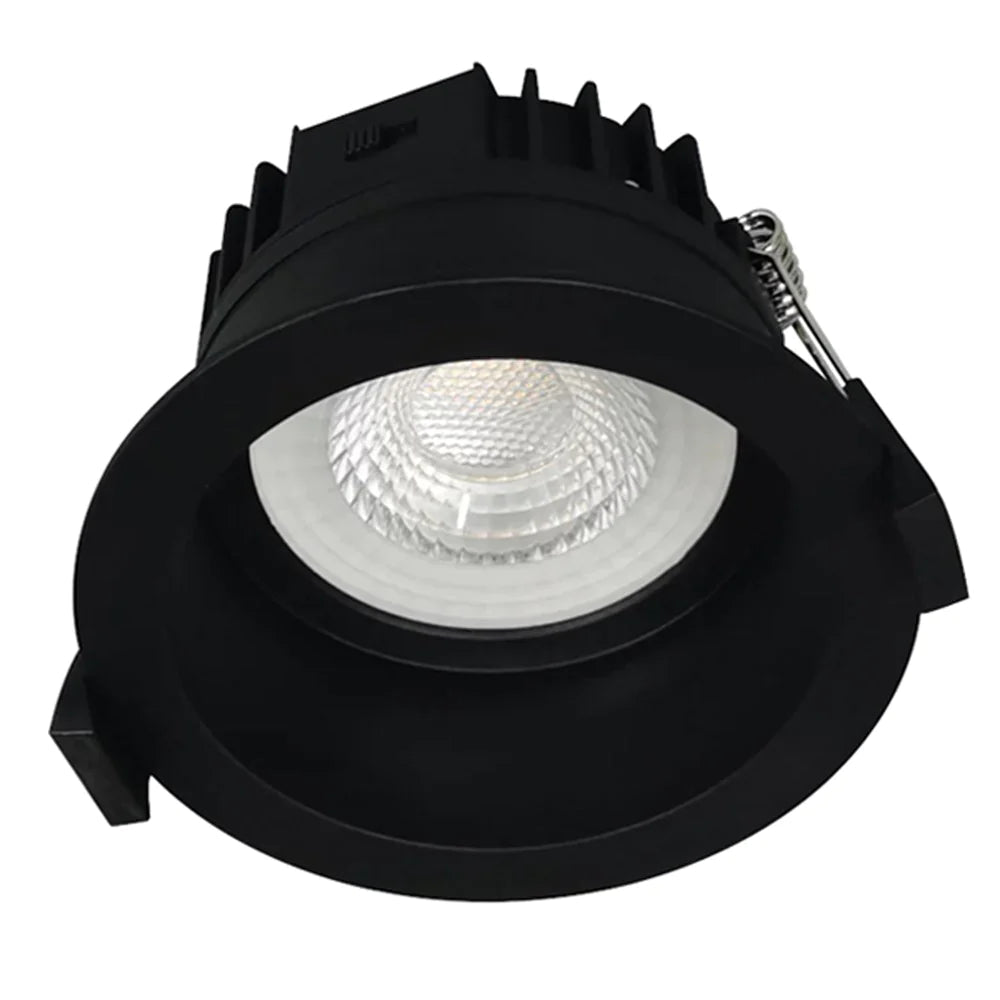 90mm LED Downlight 9w Black, CCT MACRO DL105 Telbix Lighting - Mases LightingTelbix