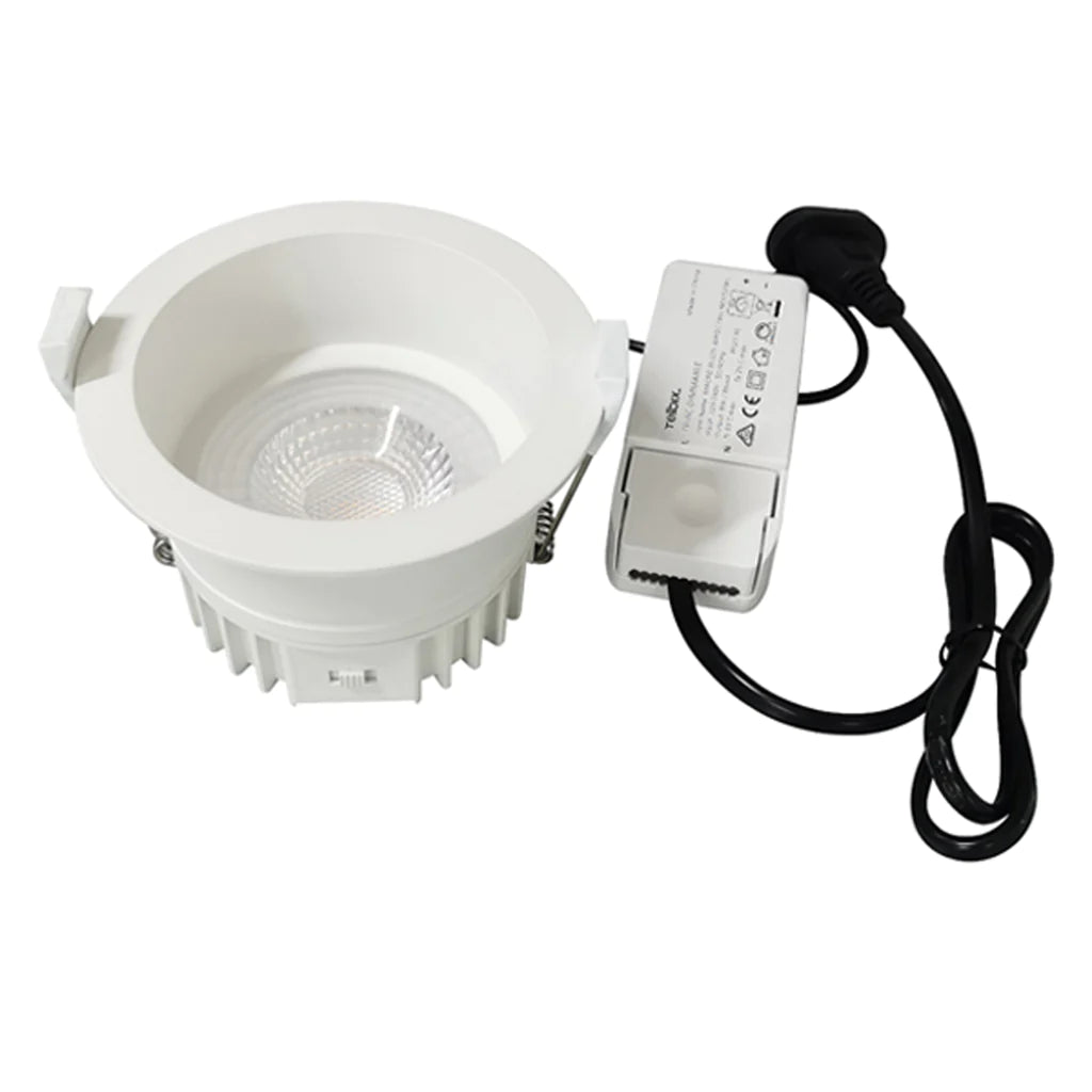 90mm LED Downlight 9w white, CCT MACRO DL105 Telbix Lighting - Mases LightingTelbix