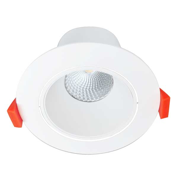 90mm Rex Gimbal LED Downlight 9w Matt Black, Matt White CCT TLRG3459 Martec Lighting - Mases LightingMartec