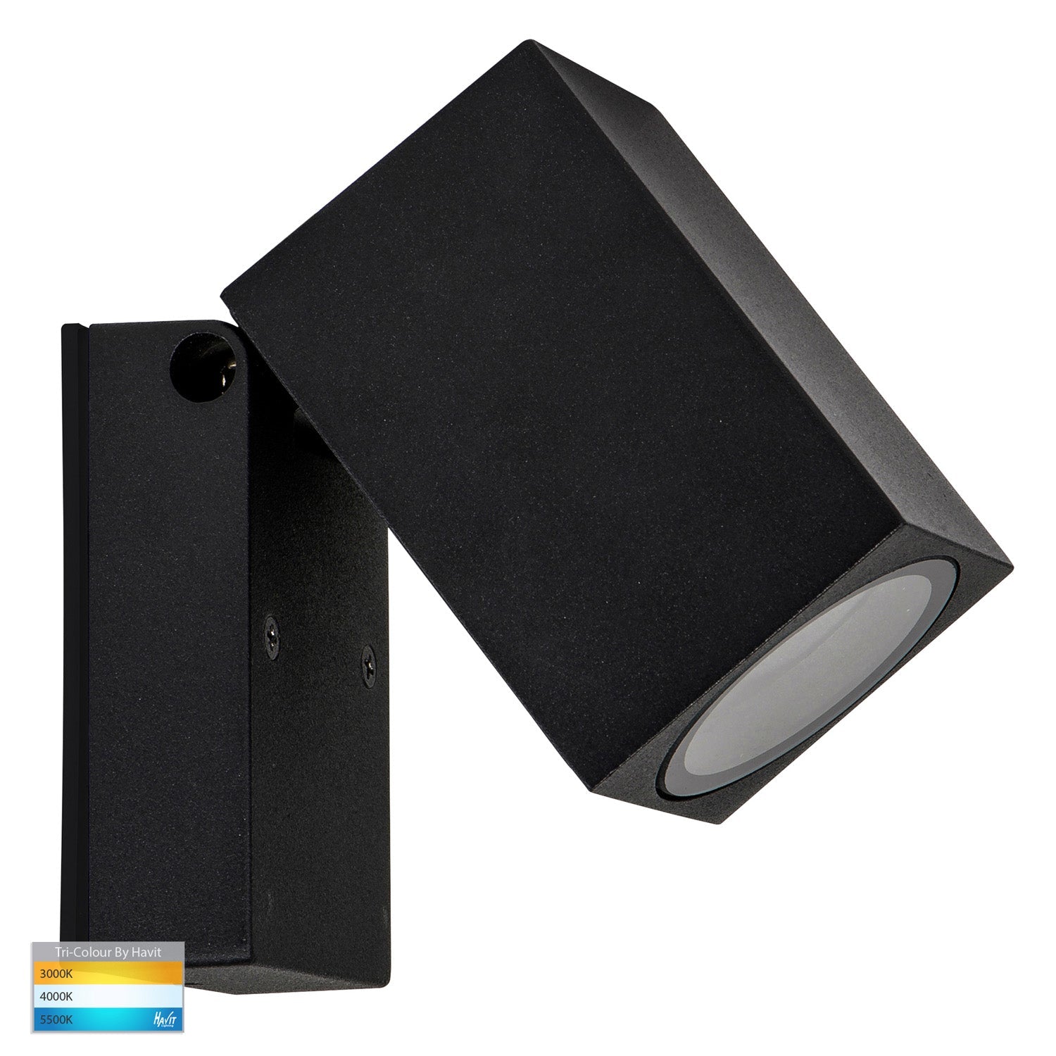 Accord Adjustable LED Wall Light 1Lt TRI Colour 5w in Black/White Havit Lighting - HV3630T-BLK, HV3630T-WHT - Mases LightingHavit Lighting