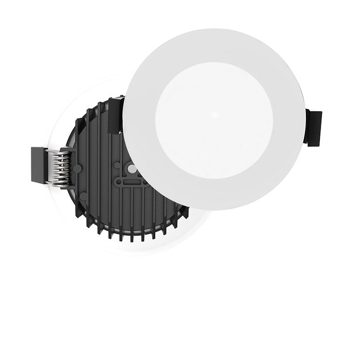 3A Atlas 9 13W SMD LED downlight, IP54, 3000K/4000K/5700K selectable