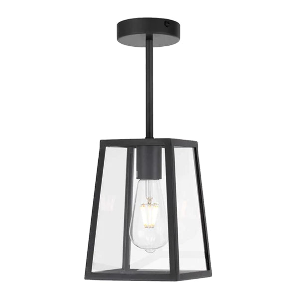 Cantena 15 Industrial Pendant Light Small 1Lt in Antique Black - Mases LightingTelbix