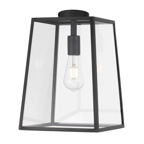 Cantena 25 Industrial Pendant Light Large 1Lt in Antique Black - Mases LightingTelbix