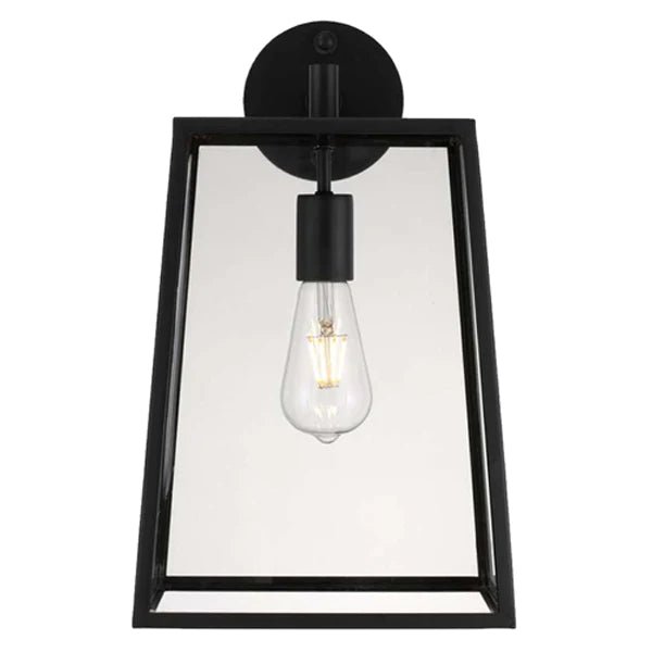 Cantena Outdoor Wall Light Large 1Lt in Antique Black - Mases LightingTelbix