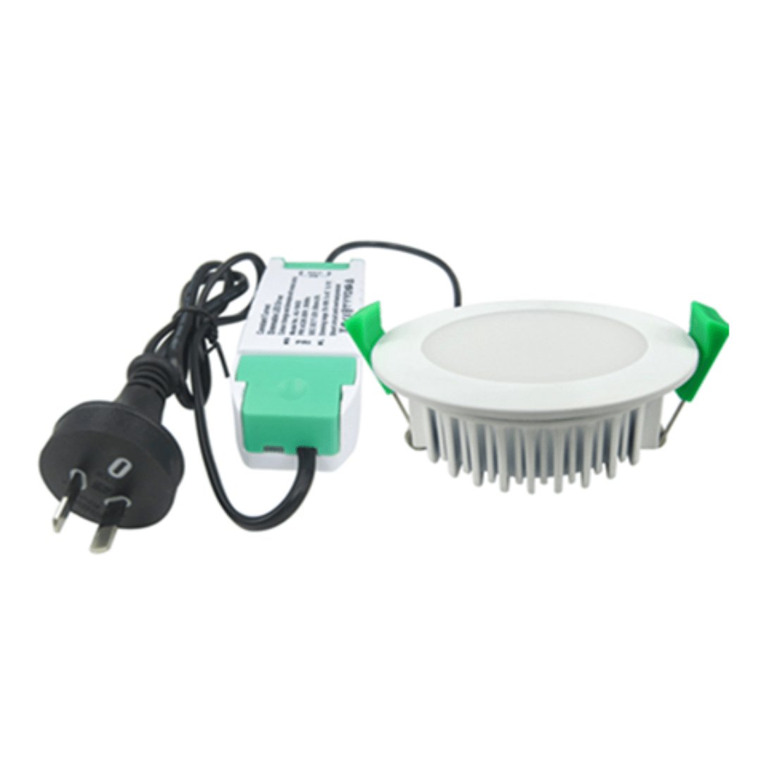 DL110C aluminium downlight, C-Bus/TRIAC/Universal dimming, 90mm cut-out