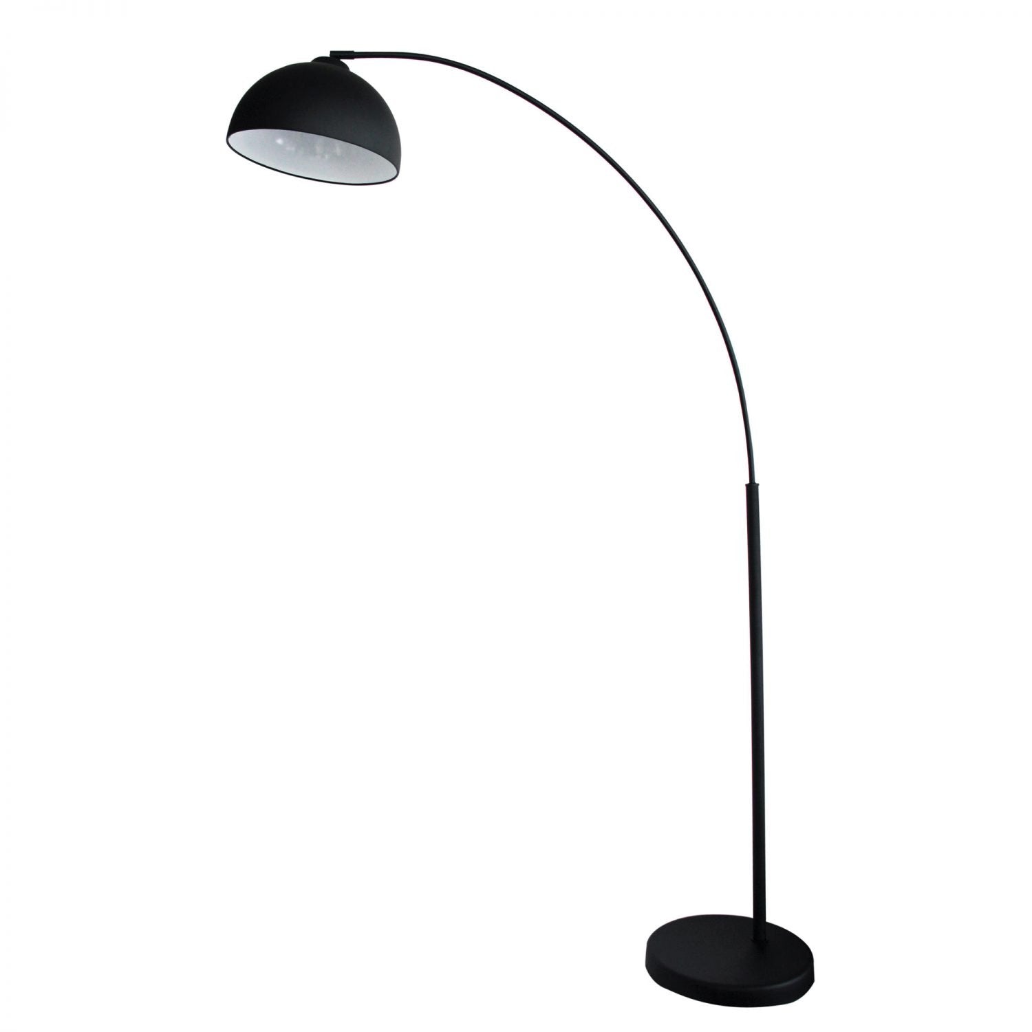 Dome 1 Light Floor Lamp Arc Matt Black - SL91201BK - Mases LightingOriel Lighting