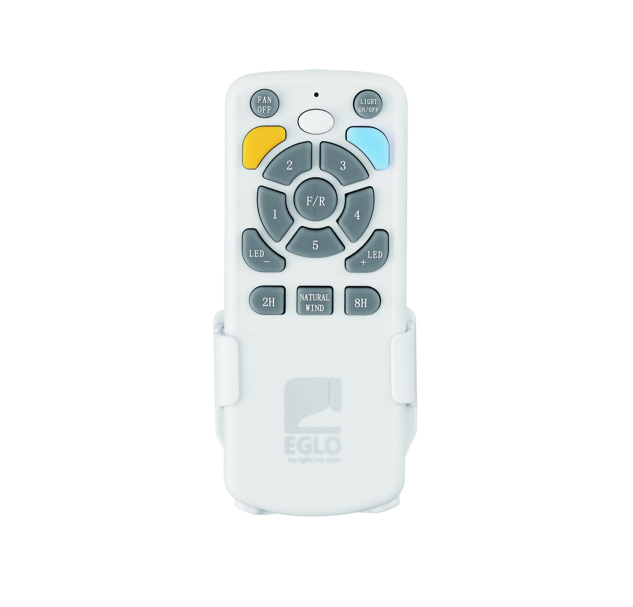 Eglo SURF 48" DC ceiling fan in White with LED Light and Remote - Mases LightingEglo