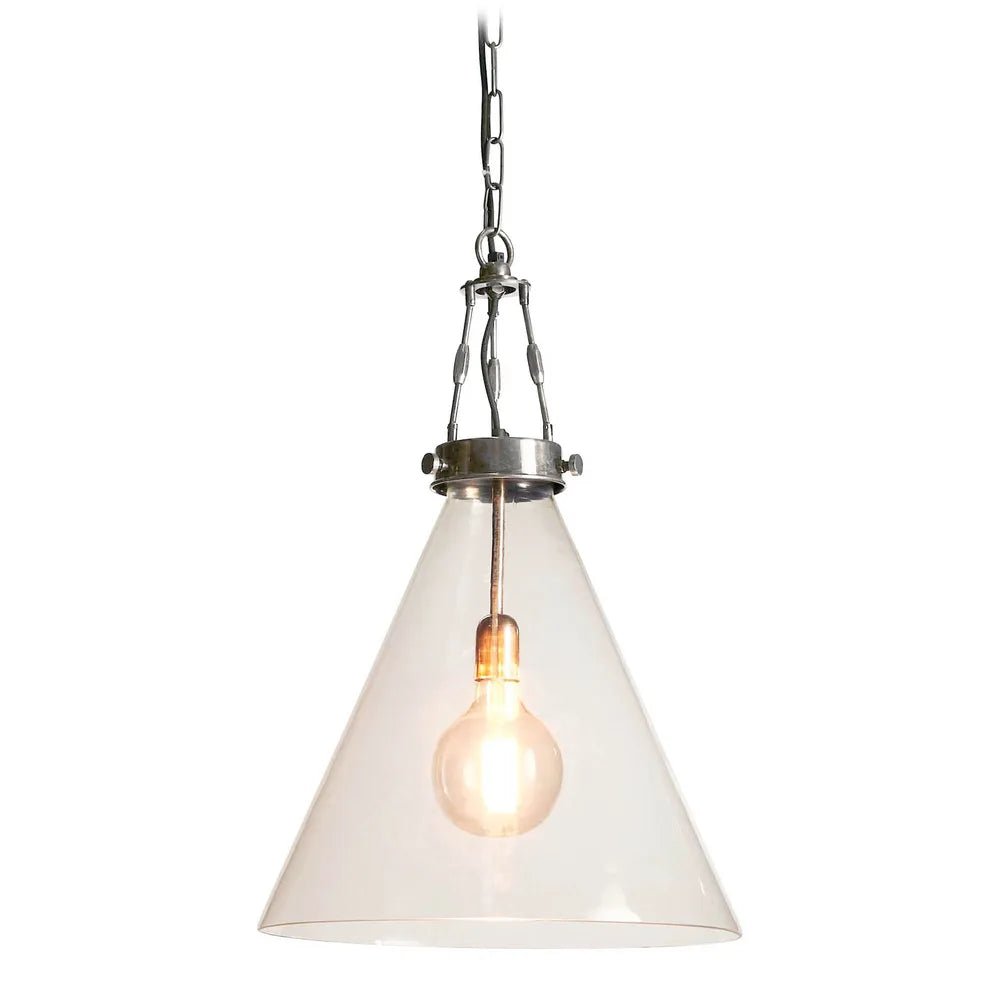 Emac Lawton GADSDEN CEILING PENDANT LARGE SILVER - Mases LightingEMAC LAWTON