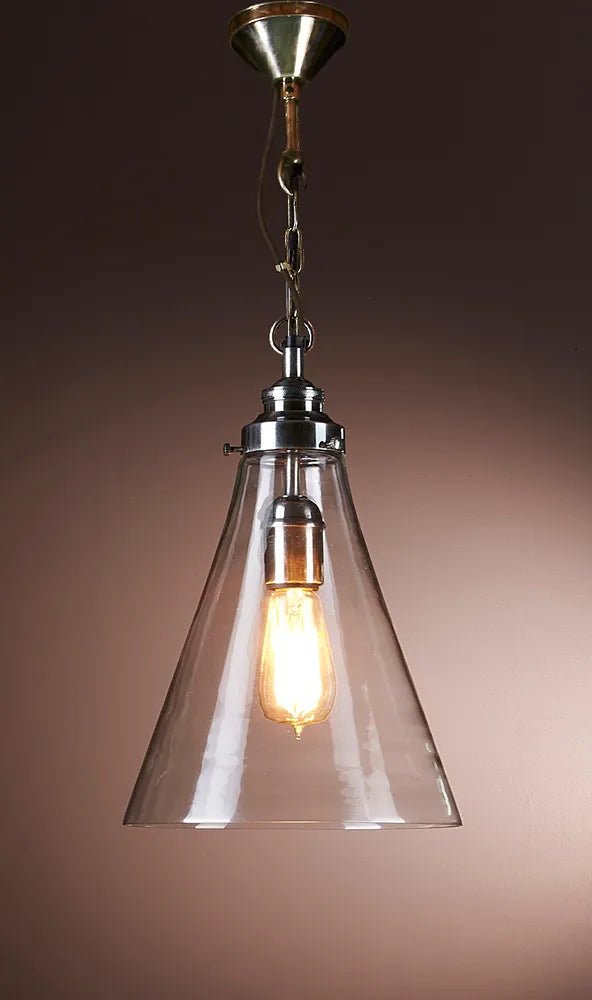 Emac Lawton GADSDEN CEILING PENDANT SMALL SILVER