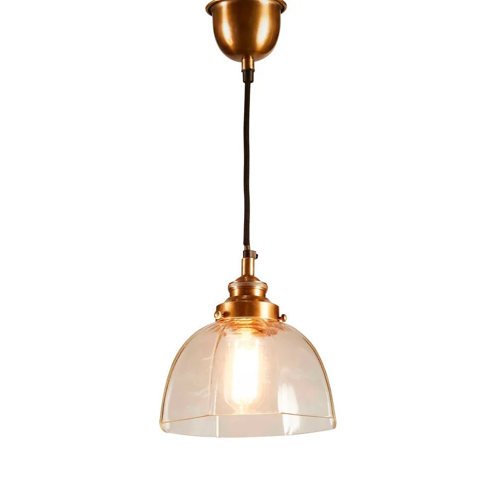 Emac Lawton HOBART CEILING PENDANT ANTIQUE BRASS - Mases LightingEMAC LAWTON
