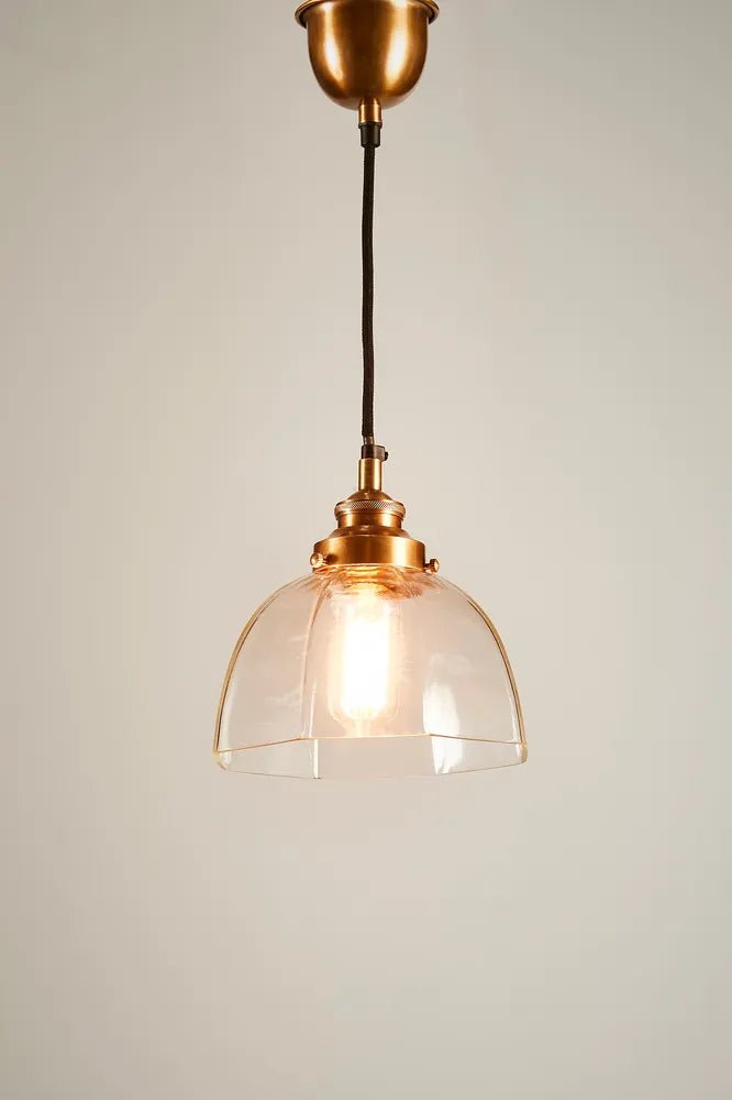 Emac Lawton HOBART CEILING PENDANT ANTIQUE BRASS
