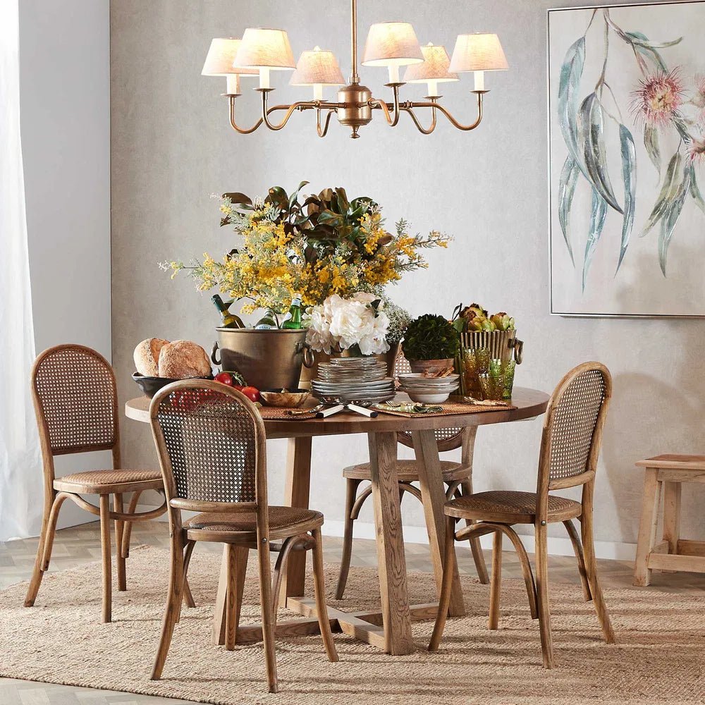 Emac Lawton PRESCOT CHANDELIER ANTIQUE BRASS