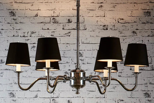 Emac Lawton PRESCOT CHANDELIER ANTIQUE SILVER - Mases LightingEMAC LAWTON